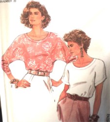 7773 EZ SIMPLICITY SS-LS PULLOVER KIMONO TOPS PATTERN 6-24